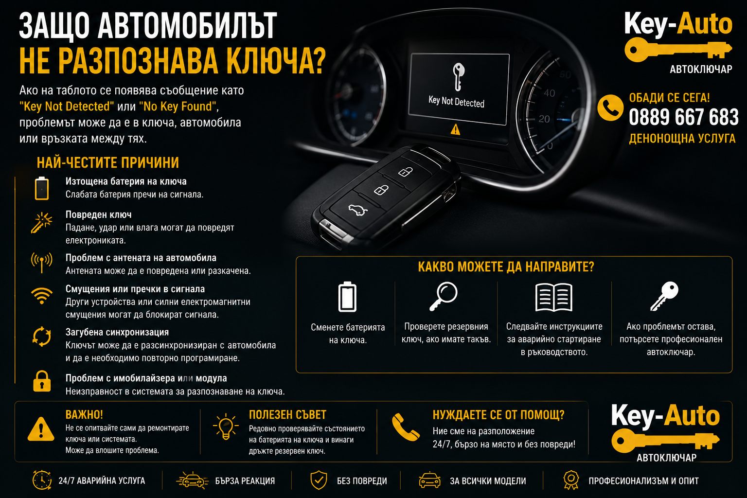 Разпознаване на ключ