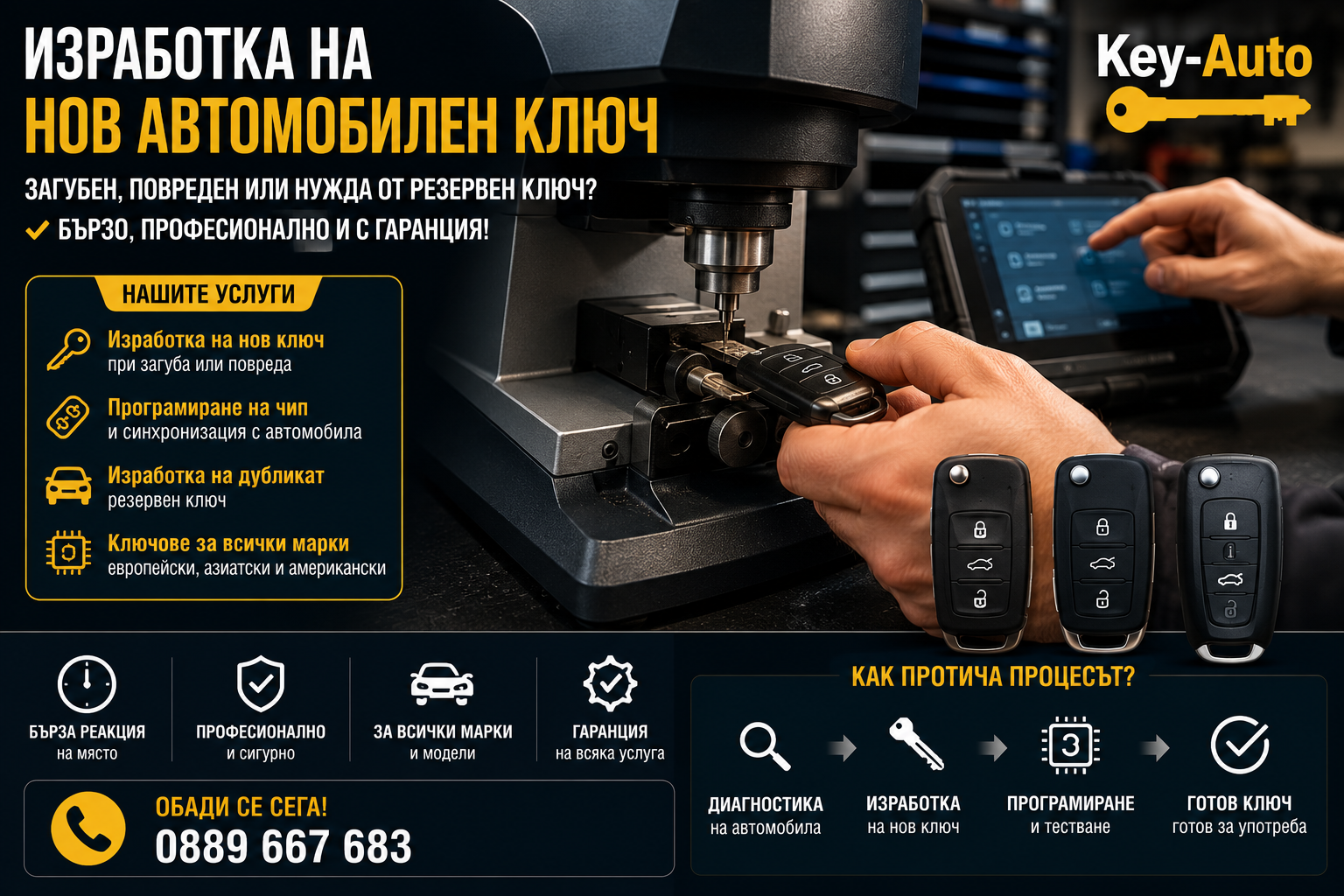 Нов автомобилен ключ