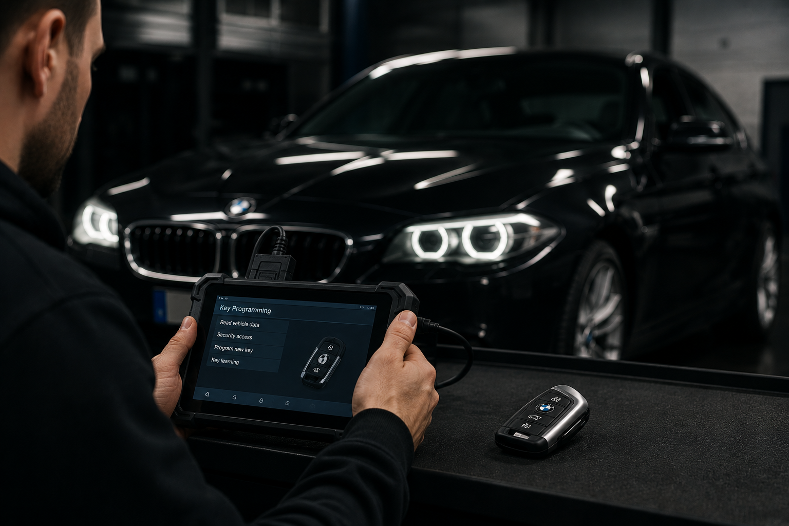 Програмиране на автомобилен ключ BMW