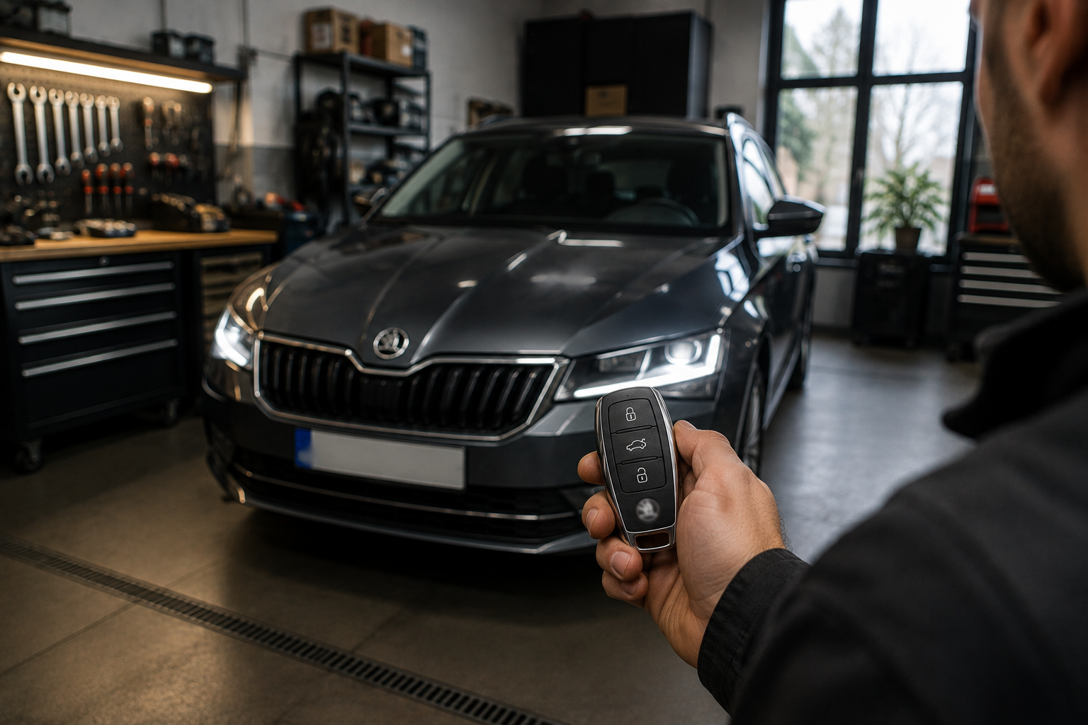 Автомобилен ключ Škoda